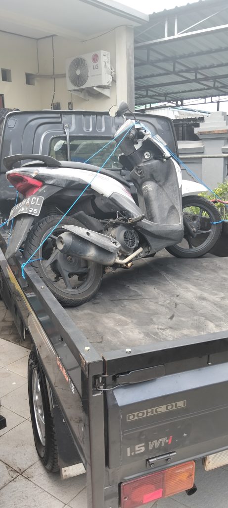 Jasa antar motor rusak ke bengkel atau antar ke rumah konsumen